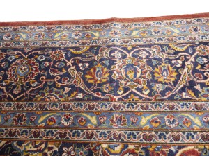 Semi Antique Red Traditional Red 10X16 Kashan Persian Rug