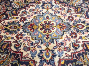 Semi Antique Red Traditional Red 10X16 Kashan Persian Rug
