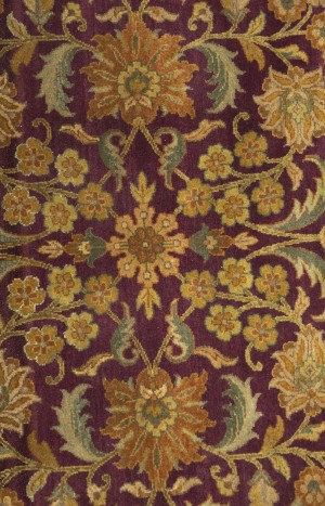 Burgundy Floral Classic 4X6 Agra Jaipur Oriental Rug