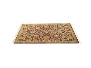 Burgundy Floral Classic 4X6 Agra Jaipur Oriental Rug
