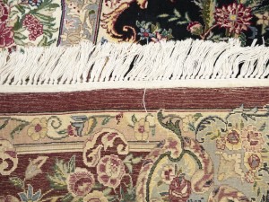 Charcoal Floral Classic 6X10 Royal Tabriz Oriental Rug