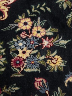 Charcoal Floral Classic 6X10 Royal Tabriz Oriental Rug