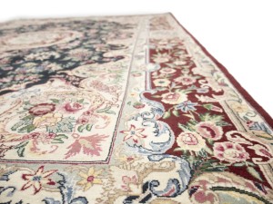 Charcoal Floral Classic 6X10 Royal Tabriz Oriental Rug