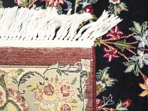 Charcoal Floral Classic 6X10 Royal Tabriz Oriental Rug