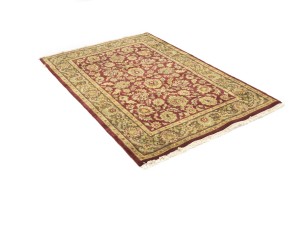 Red Floral Classic 4X6 Agra Jaipur Oriental Rug