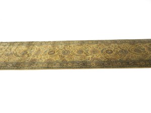 Golden Beige Floral Classic 3X13'5 Agra Jaipur Oriental Runner Rug