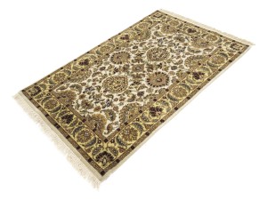 Cream Floral Classic 4X6 Agra Jaipur Oriental Rug
