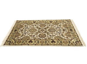 Cream Floral Classic 4X6 Agra Jaipur Oriental Rug