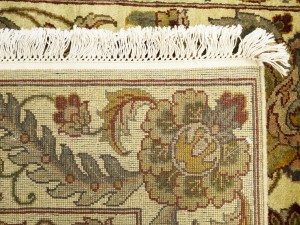 Golden Beige Floral Classic 4X6'5 Agra Jaipur Oriental Rug