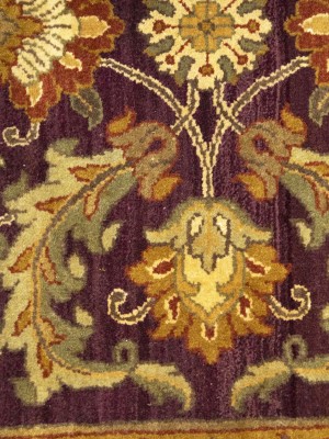 Purple Floral Classic 4X6 Agra Jaipur Oriental Rug