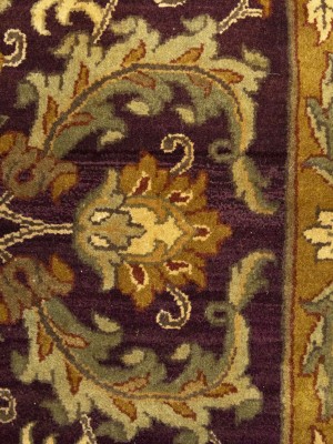 Purple Floral Classic 4X6 Agra Jaipur Oriental Rug
