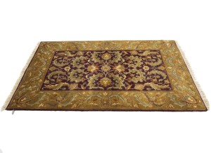 Purple Floral Classic 4X6 Agra Jaipur Oriental Rug