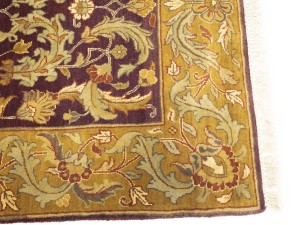 Purple Floral Classic 4X6 Agra Jaipur Oriental Rug