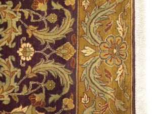 Purple Floral Classic 4X6 Agra Jaipur Oriental Rug