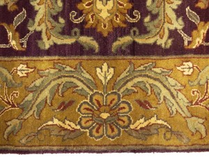 Purple Floral Classic 4X6 Agra Jaipur Oriental Rug