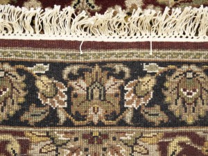 Maroon Red Floral Classic 2'6X18 Agra Jaipur Oriental Runner Rug