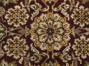Maroon Red Floral Classic 2'6X18 Agra Jaipur Oriental Runner Rug