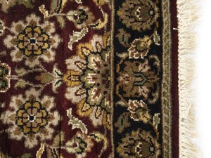 Maroon Red Floral Classic 2'6X18 Agra Jaipur Oriental Runner Rug