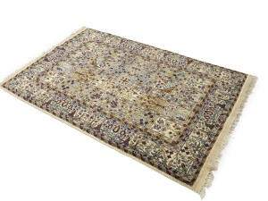 Cream Floral Classic 4X6 Agra Jaipur Oriental Rug