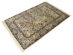 Cream Floral Classic 4X6 Agra Jaipur Oriental Rug