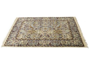 Cream Floral Classic 4X6 Agra Jaipur Oriental Rug