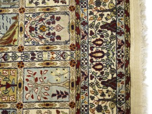 Cream Floral Classic 4X6 Agra Jaipur Oriental Rug