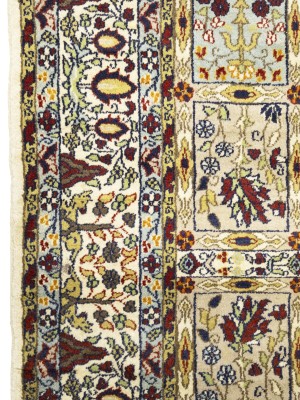 Cream Floral Classic 4X6 Agra Jaipur Oriental Rug