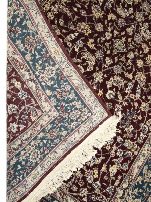 Maroon Red Floral Chinese Style 4X6 Modern Oriental Rug