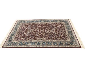 Maroon Red Floral Chinese Style 4X6 Modern Oriental Rug