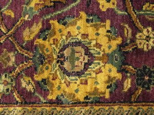 Purple Floral Classic 4X6 Agra Jaipur Oriental Rug