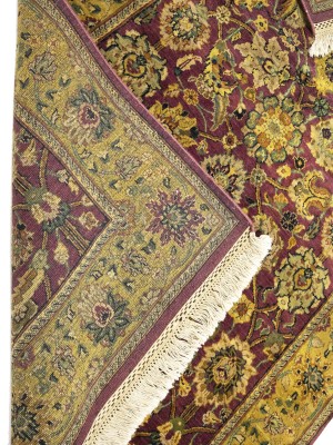 Purple Floral Classic 4X6 Agra Jaipur Oriental Rug