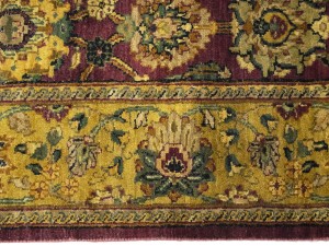 Purple Floral Classic 4X6 Agra Jaipur Oriental Rug