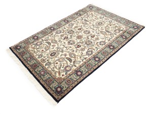 Cream Floral Classic 4X6 Agra Jaipur Oriental Rug