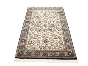 Cream Floral Classic 4X6 Agra Jaipur Oriental Rug