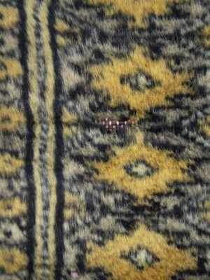 Vintage Rusty Red Tribal 4X6 Bokhara Pakistan Rug