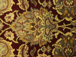 Maroon Red Floral Classic 3X12 Agra Jaipur Oriental Runner Rug