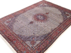 Vintage Cream Floral Classic 9X12 Mood Persian Rug