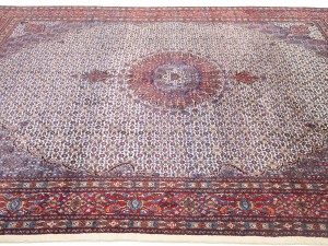 Vintage Cream Floral Classic 9X12 Mood Persian Rug