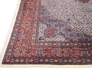 Vintage Cream Floral Classic 9X12 Mood Persian Rug
