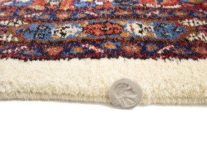 Vintage Cream Floral Classic 9X12 Mood Persian Rug