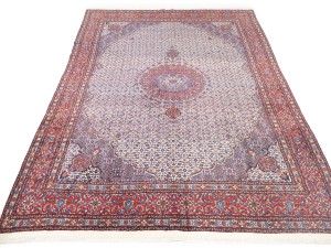 Vintage Cream Floral Classic 9X12 Mood Persian Rug