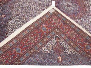 Vintage Cream Floral Classic 9X12 Mood Persian Rug