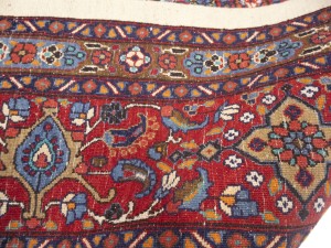 Vintage Cream Floral Classic 9X12 Mood Persian Rug