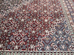 Black Floral Tribal 10X14 Indo-Bidjar Oriental Rug