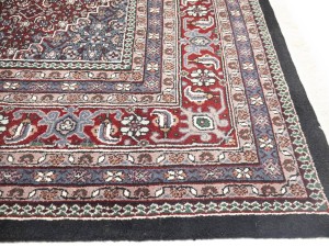 Black Floral Tribal 10X14 Indo-Bidjar Oriental Rug