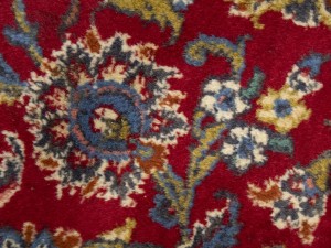 Vintage Red Traditional 10X13 Mashad Persian Rug