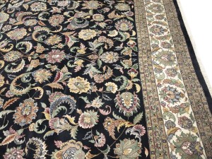 Black Floral 10X14 Royal Pakistan Oriental Rug