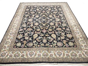 Black Floral 10X14 Royal Pakistan Oriental Rug