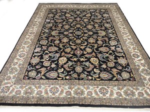 Black Floral 10X14 Royal Pakistan Oriental Rug