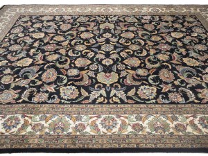 Black Floral 10X14 Royal Pakistan Oriental Rug